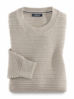 Struktur-Pullover Sportsline Natur Detail 1
