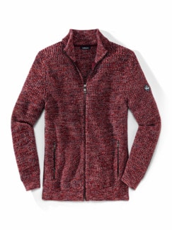 Mouline Zip-Jacke Feuerrot Detail 1