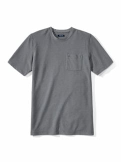 Extraglatt T-Shirt Grau Detail 1