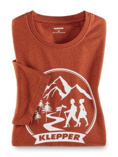 Klepper Wanderlust T-Shirt Zimt Detail 1