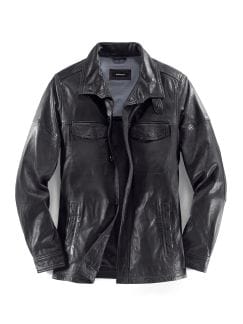 Nappaleder Hemdjacke Nappaleder Hemdjacke