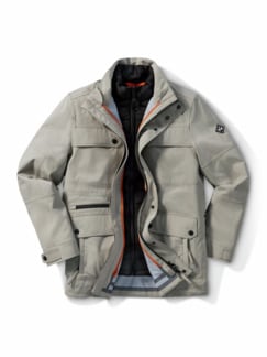 Aquastop 4-Jahreszeiten Jacke 4in1 Kitt Detail 1