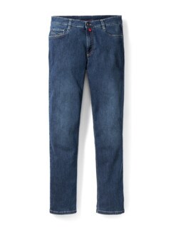 Extraglatt Flex Jeans Modern Fit Mid Blue Detail 1