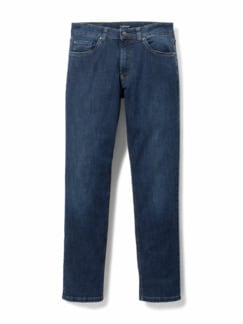 Premium Comfort-Stretch Jeans Dark Blue Detail 1