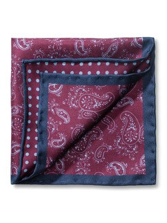 Seideneinstecktuch Paisley Minimal Seideneinstecktuch Paisley Minimal