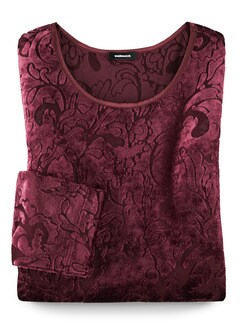 Samtshirt Blütenranke Samtshirt Blütenranke