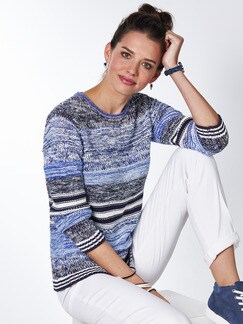 Pullover Mouline-Effekt Pullover Mouline-Effekt