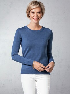 Merino-Mix Rundhals Pullover Merino-Mix Rundhals Pullover
