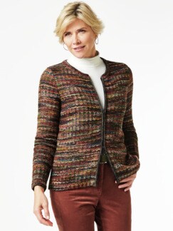 Alpaka Strickjacke - Soft Boucle Alpaka Strickjacke - Soft Boucle