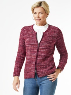 Alpaka Strickjacke - Soft Boucle Alpaka Strickjacke - Soft Boucle