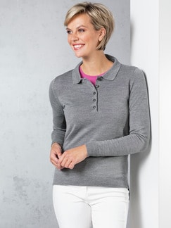 Merino-Mix Polo-Pullover Merino-Mix Polo-Pullover
