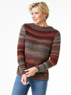 Grobstrick-Pullover Farbverlauf Grobstrick-Pullover Farbverlauf