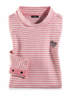 Stehkragen-Shirt Maritimblüte Stehkragen-Shirt Maritimblüte
