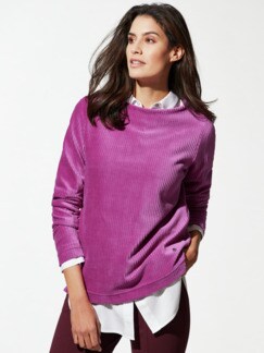 Cordjersey-Sweatshirt Cordjersey-Sweatshirt