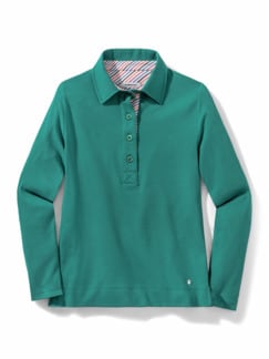 Langarm-Polo Edeljersey