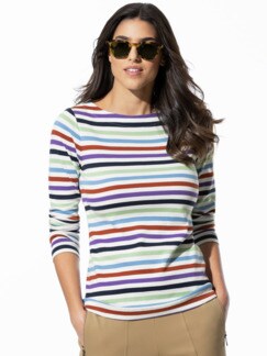 Ringelshirt Multicolor Kaktus Detail 1