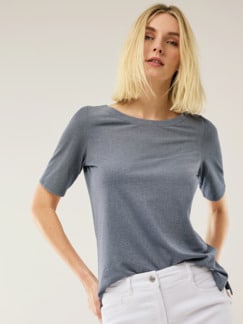 Extraglatt Shirt Marine Detail 1