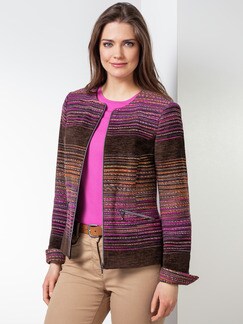 Chenille- Streifenblazer Chenille- Streifenblazer