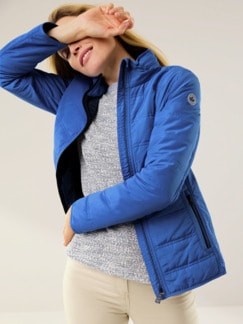 Leichtsteppjacke Traveller Atlantikblau Detail 1