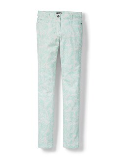 Powerstretch-Jeans Palmenprint Powerstretch-Jeans Palmenprint