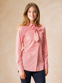 Extraglatt Bluse Auf den Punkt Extraglatt Bluse Auf den Punkt