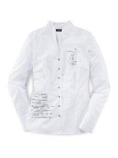 Kelchkragenbluse Galon Kelchkragenbluse Galon