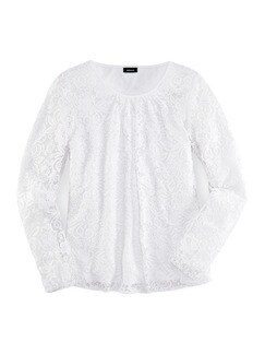 Bluse mit Spitze Bluse mit Spitze