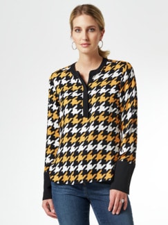 Shirtbluse Hahnentritt Shirtbluse Hahnentritt