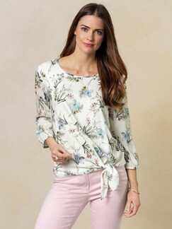 Shirtbluse mit Knoten Shirtbluse mit Knoten