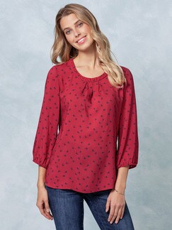 Viskose Shirtbluse Wellenspiel Viskose Shirtbluse Wellenspiel