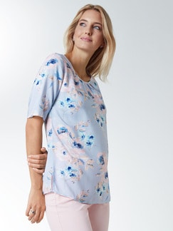 Shirtbluse Pastellblüten Shirtbluse Pastellblüten