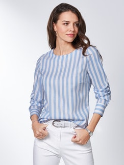 Extraglatt Pima-Cotton Shirtbluse Extraglatt Pima-Cotton Shirtbluse