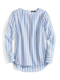 Extraglatt Pima-Cotton Shirtbluse Extraglatt Pima-Cotton Shirtbluse