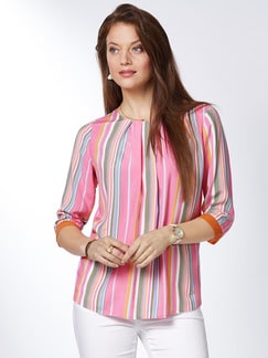 Viskose-Streifen-Shirtbluse Viskose-Streifen-Shirtbluse