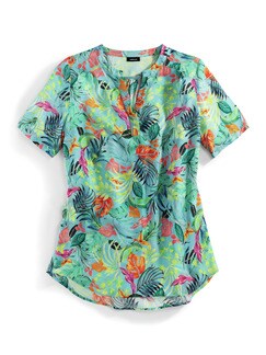 Viskose-Bluse Karibikflair Viskose-Bluse Karibikflair