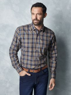 Softflanell-Hemd Mouline Softflanell-Hemd Mouline