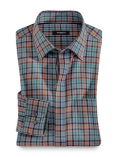 Flanell-Hemd Reißverschluss Flanell-Hemd Reißverschluss