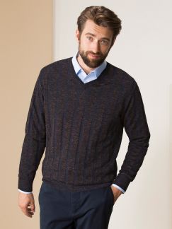 Woll-Leinen Pullover Lorenzoni Woll-Leinen Pullover Lorenzoni