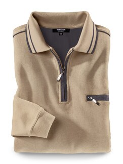 Extraglatt-Polo-Pullover Extraglatt-Polo-Pullover