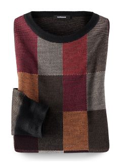 Intarsien-Pullover Carre Intarsien-Pullover Carre