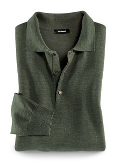 Merino-Mix Polo-Pullover Merino-Mix Polo-Pullover