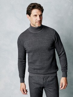 Struktur- Rollkragenpullover Struktur- Rollkragenpullover
