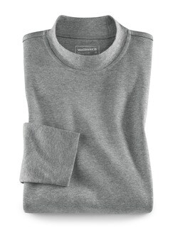 Langarm-Shirt Stehkragen Langarm-Shirt Stehkragen
