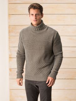 Rollkragenpullover Aran Rollkragenpullover Aran