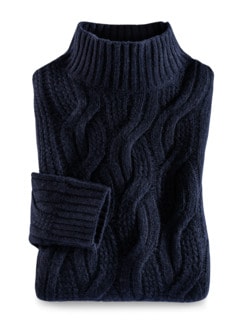 Zopfstrick-Pullover Baby Alpaka Zopfstrick-Pullover Baby Alpaka