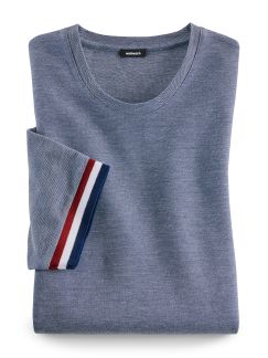 Rundhals T-Shirt Tricolore Rundhals T-Shirt Tricolore