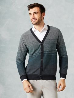 Strickjacke Ablaufstreifen Strickjacke Ablaufstreifen