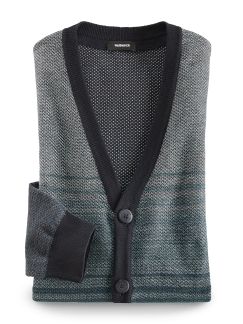 Strickjacke Ablaufstreifen Strickjacke Ablaufstreifen