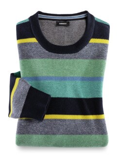 Streifen-Pullover Soft Cotton Streifen-Pullover Soft Cotton