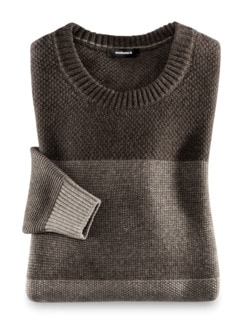 Streifen Pullover Cashmere-Mix Streifen Pullover Cashmere-Mix